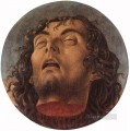 Cabeza de San Juan Bautista Renacentista Giovanni Bellini
